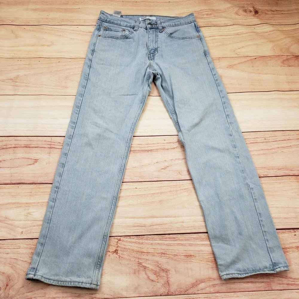 Levi Strauss Signature Jeans Mens 29x30‎ Light Wash Regular Fit Denim Waterless